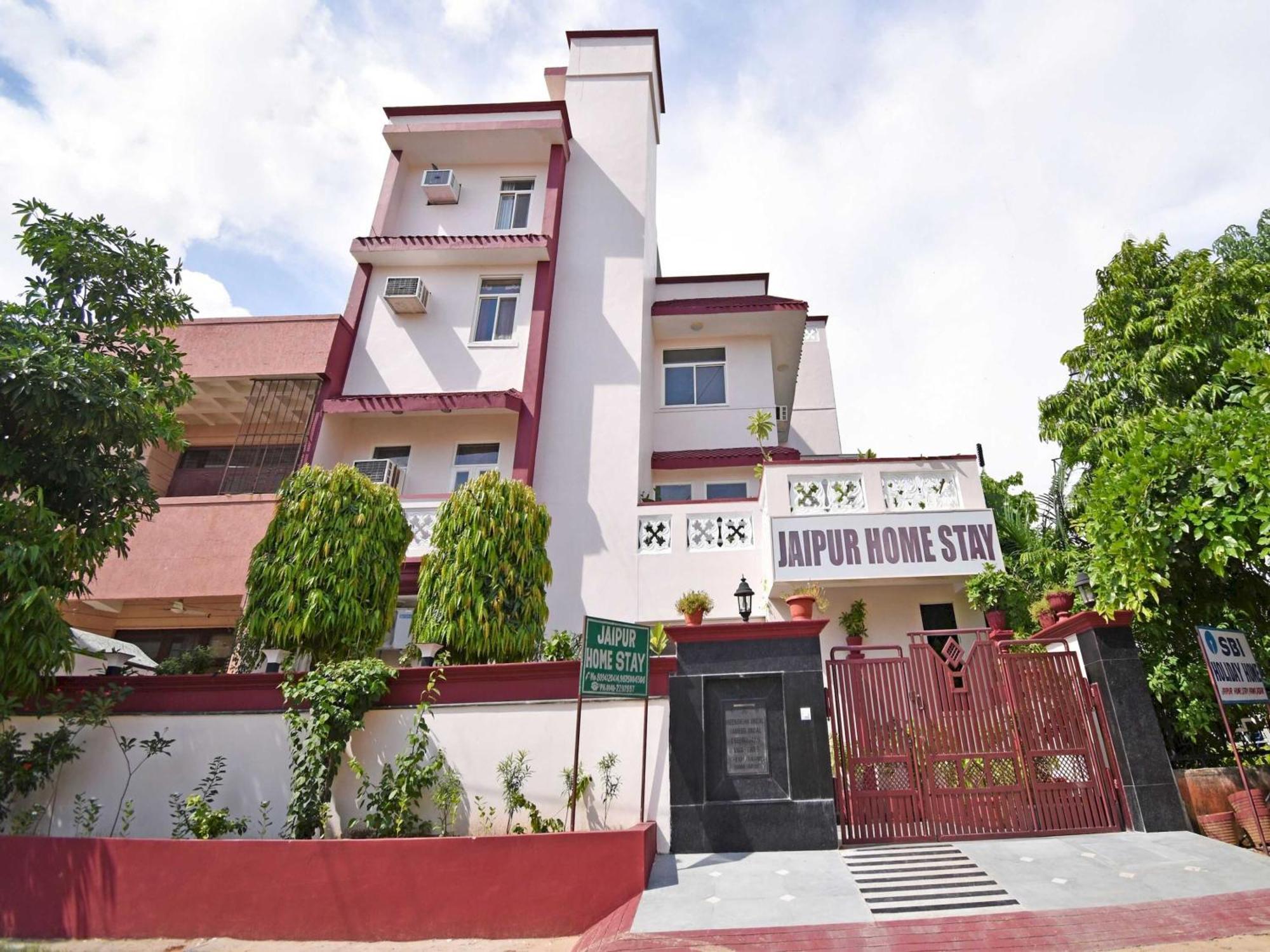 Hotel O 75407 Hotel Jaipur Home Stay Hawa Sadak Exteriör bild
