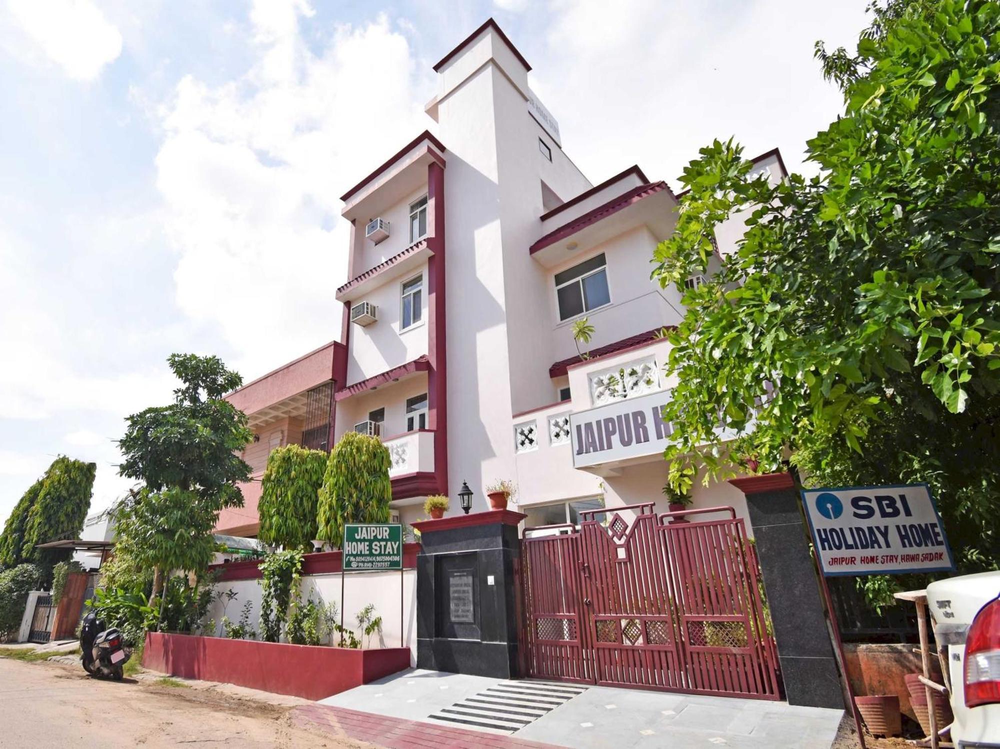 Hotel O 75407 Hotel Jaipur Home Stay Hawa Sadak Exteriör bild